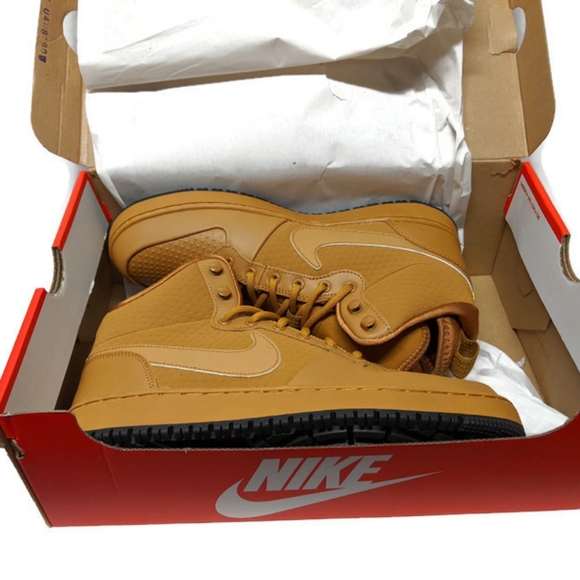 Nike Other - NEW Nike Ebernon Mid Winter in Wheat and Black